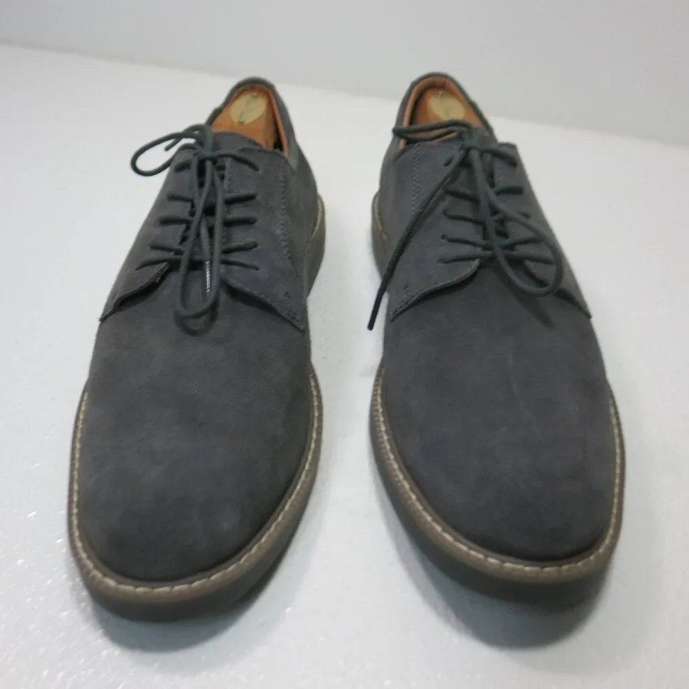 Bass Suede Leather Rubber Sole Comfort Dress Oxfords Men's Footwear 9.5 W